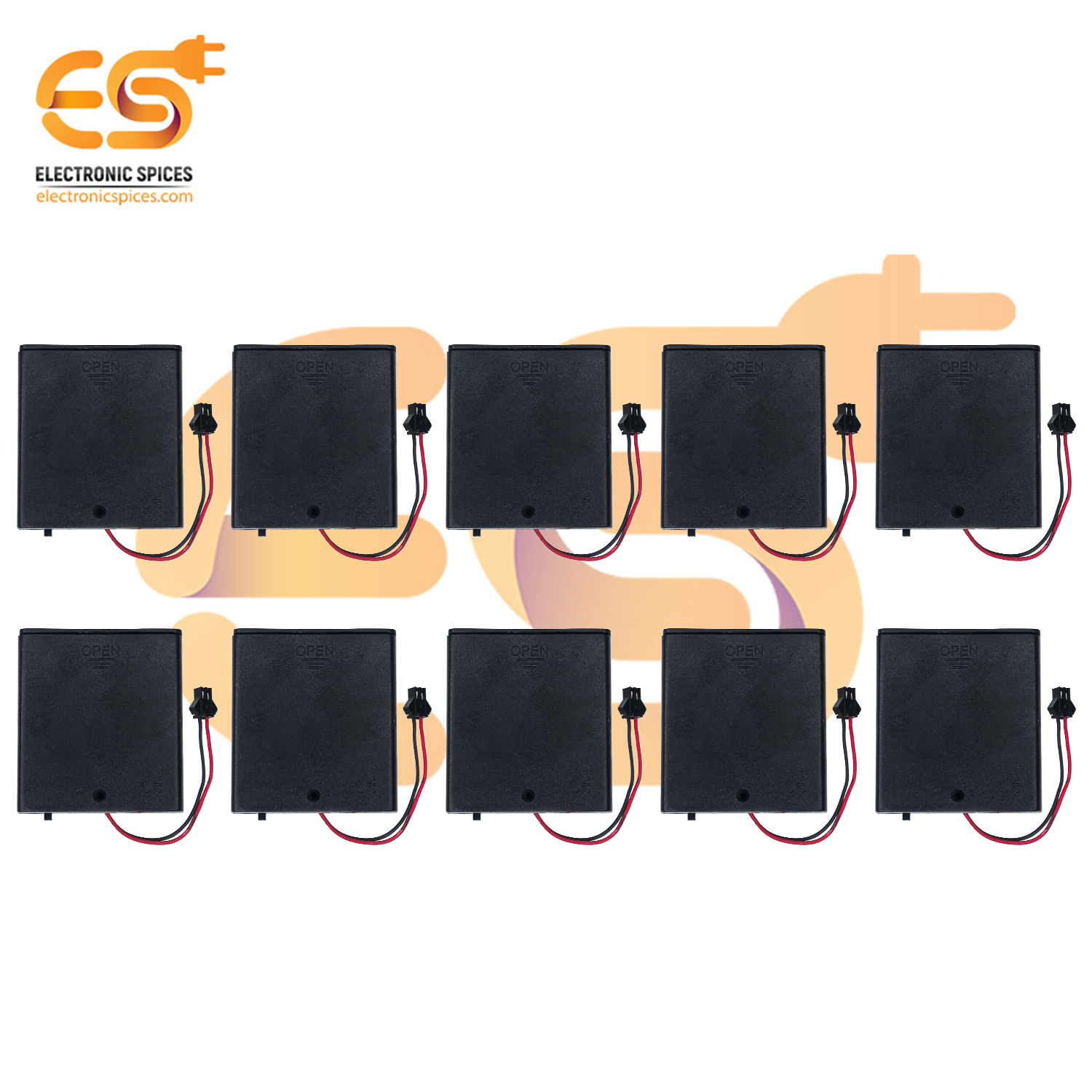 Buy 4 cell Battery holder Wired Cap On/Off Switch WITH Jst Connector